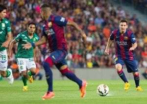 نیمار - لیونل مسی|بارسلونا 6-0 لئون / دیدار دوستانه