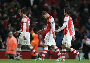 لوكاس پودولوسكي - توماس روسیچکی|آرسنال 3 - 3 اندرلشت / لیگ قهرمانان