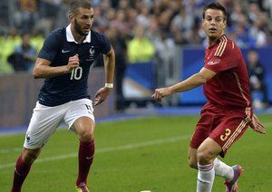 سزار آزپيليكوئتا - کریم بنزما|فرانسه 1-0 اسپانیا / دیدار دوستانه