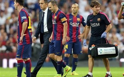 عواقب مصدومیت در ال‌کلاسیکو برای اینیستا