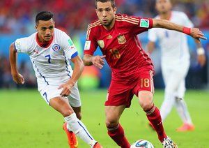 یوردی آلبا|اسپانیا 0 –2 شیلی / مرحله گروهی جام جهانی