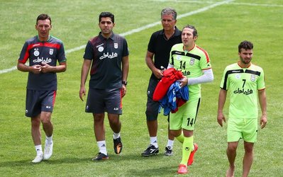 حواشی تمرین تیم ملی | گل‌محمدی هم میهمان کی‌روش شد / نحوه تمرینات سرانجام تغییر کرد