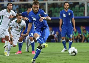 دانیله د روسی|ایتالیا 1 - 0 بلغارستان / مقدماتی یورو 2016