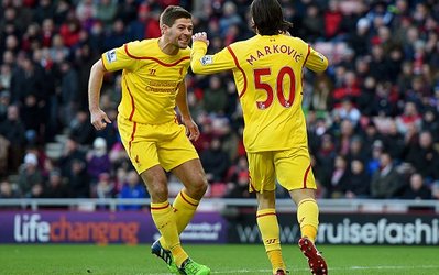 لیگ جزیره | ساندرلند ۰ - لیورپول ۱ / برتری لیورپول برابر میزبان ۱۰ نفره + چیدمان و ویدئوی مسابقه و گزارش تصویری