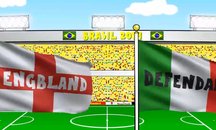 انیمیشن طنز گل دنیل استوریچ و مصدوم شدن فیزیوتراپ انگلستان