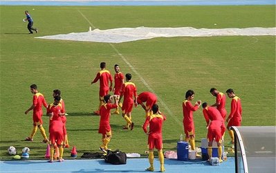 حاشیه‌های تمرین تیم ملی | خاکپور نظاره‌گر تمرین شد، مجید صالح به امور تاکتیکی پرداخت