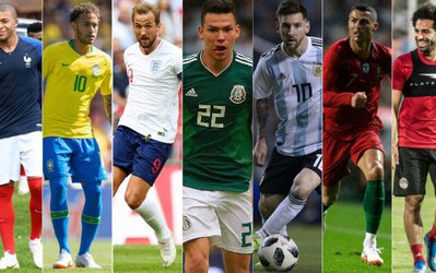 گران‌تیم ها و بازیکنان جام جهانی 2018 روسیه