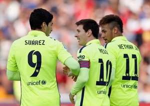 نیمار - لیونل مسی - سوارز