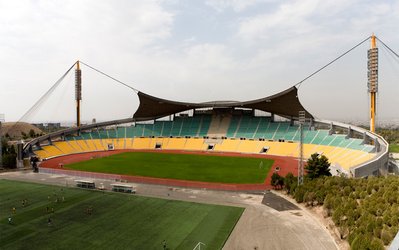 تصاویر روز | آماده‌سازی ورزشگاه تختی برای فینال جام حذفی