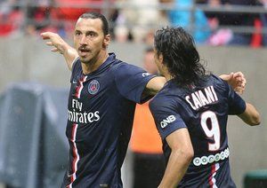 زلاتان ایبراهیموویچ - کاوانی|پاریس سن ژرمن 2-2 رنس / لوشامپيونه