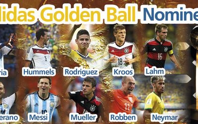 ده کاندیدای توپ طلای جام‌جهانی 2014 / آلمانی‌ها بیشترین سهم را دارند