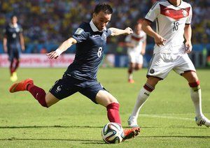 ماتيو والبوئنا|حمله هافبک تیم ملی فرانسه ، ماتيو والبوئنا به سمت دروازه آلمان.