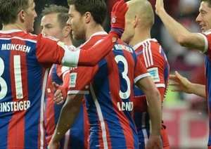 شادی بازیکنان بایرن