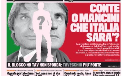 گیشه | گاتزتا: چه کسی سرمربی ایتالیا می‌شود؟ کونته یا مانچینی؟