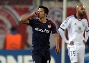 المپیاکوس ۳-۱ اندرلشت / گروه C لیگ قهرمانان اروپا