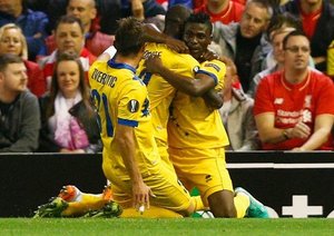 ابنزر اسیفواه|لیورپول 1 - 1 سیون / لیگ اروپا