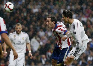 کریستیانو رونالدو|رئال مادرید 2 - 2 اتلتیکو مادرید / جام حذفی اسپانیا