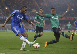 ديديه  دروگبا|چلسی 1-1 شالکه / لیگ قهرمانان