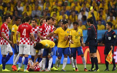 نیمار: "در ضربه ای که به مودریچ زدم، سوءنیتی نداشتم"