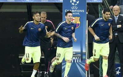 خط آتش هولناک بارسلونا / سهم مسی، نیمار و سوارز 25 گل از 28 گل