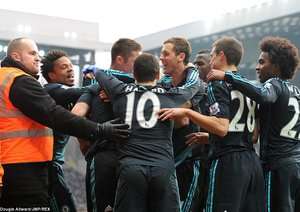 شادی بازیکنان چلسی