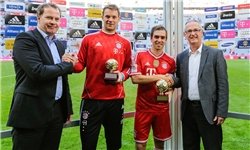 جوایز بهترین تیم و دروازه‌بان سال ۲۰۱۳ به بایرنی‌ها اهدا شد