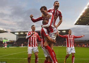 پیتر کروچ|استوک سیتی 3 - 2 آرسنال / لیگ جزیره