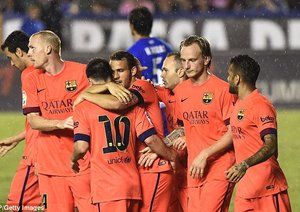 ساندرو|لوانته 0-5 بارسلونا / لالیگا