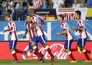شادی بازیکنان اتلتیکو|آتلتیکو مادرید 2-2 سلتاویگو / لالیگا