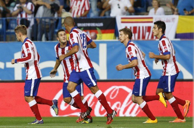 شادی بازیکنان اتلتیکو