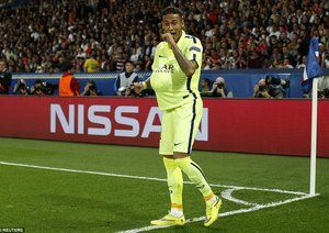 نیمار|پاریس سن ژرمن 1 - 3 بارسلونا / لیگ قهرمانان