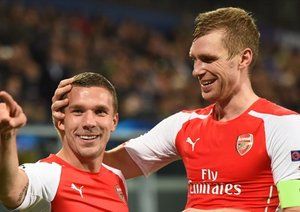 لوكاس پودولوسكي|اندرلخت 1-2 آرسنال / لیگ قهرمانان