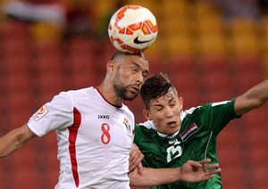 ضرغام القريشی|عراق 1 - 0 اردن / جام ملت های آسیا 2015