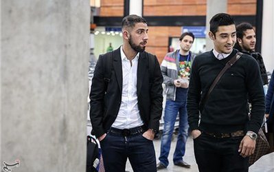 معطلی یک ساعته اعضای تیم ملی فوتبال  در فرودگاه