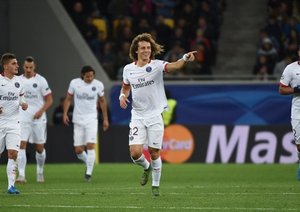 داوید لوئیز|شاختار دونتسك 0 - 3 پاریس سن ژرمن / لیگ قهرمانان