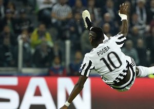 پل پوگبا|یوونتوس 2 - 0 سه ویا / لیگ قهرمانان