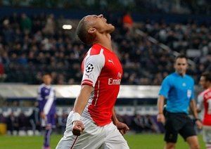 كيران گیبس|اندرلخت 1-2 آرسنال / لیگ قهرمانان