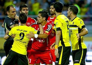 محمد رضا خلعتبری|سپاهان اصفهان 4 - 2 پرسپولیس تهران / لیگ برتر ایران (خلیج فارس)