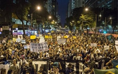 ادامه تظاهرات های خشونت آمیز علیه جام جهانی در برزیل