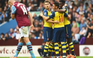 لیگ جزیره | آستون‌ویلا 0 - آرسنال 3 / پیروزی قاطع توپچی‌ها در ویلا پارک