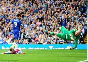 دیگو کاستا|چلسی 3-0 استون ویلا / لیگ جزیره