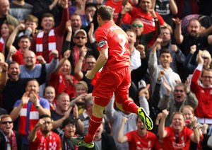 جیمز میلنر|لیورپول 3 - 2 آستون ویلا / لیگ جزیره