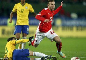 اوسکار|اتریش 1 - 2 برزیل/ دیدار دوستانه