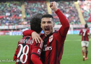 جياكومو بوناونتورا|میلان 2 - 0 چزنا / سری آ