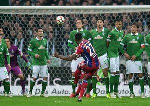 دیوید آلابا|وردر برمن 0 - 4 بایرن مونیخ / بوندسلیگا