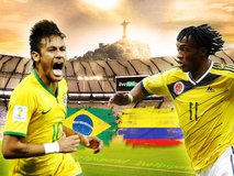 پیش‌بازی برزیل – کلمبیا / نبرد زردها