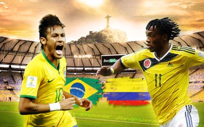 پیش‌بازی برزیل – کلمبیا / نبرد زردها