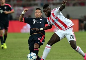 تیاگو آلکانترا|المپیاکوس 0 - 3 بایرن مونیخ / لیگ قهرمانان