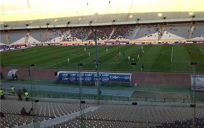 جام حذفی | حاشیه‌های پرسپولیس - راه آهن / حضور کریمی و سکوهای خالی ورزشگاه آزادی