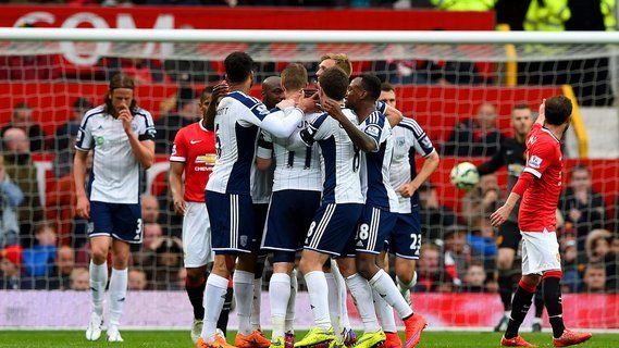 منچستر یونایتد 0 - 1 وست برومویچ/هفته سی و پنجم لیگ برتر/خلاصه مسابقه